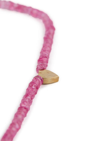 ROXANNE FIRST PINK THE WARRIOR BEAD NECKLACE 34-37 CM