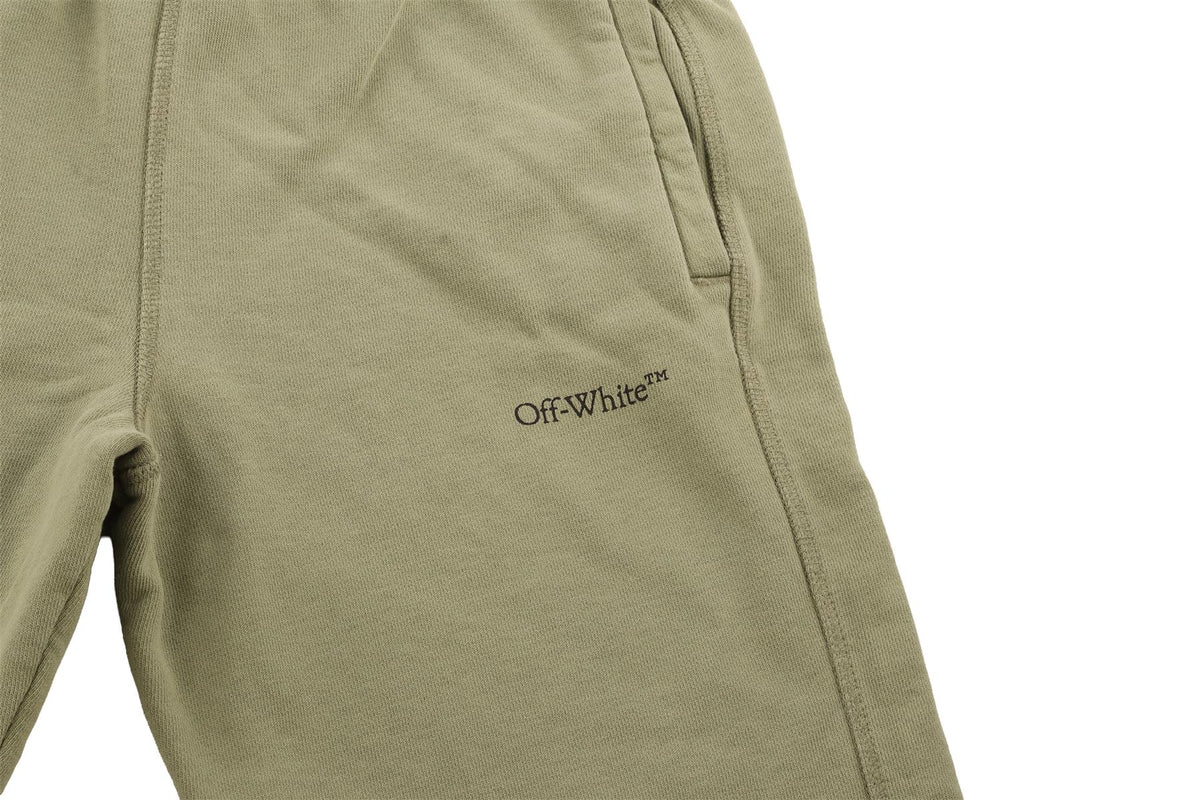 OFF-WHITE GREEN KIDS BOYS SHORTS 10 YEARS