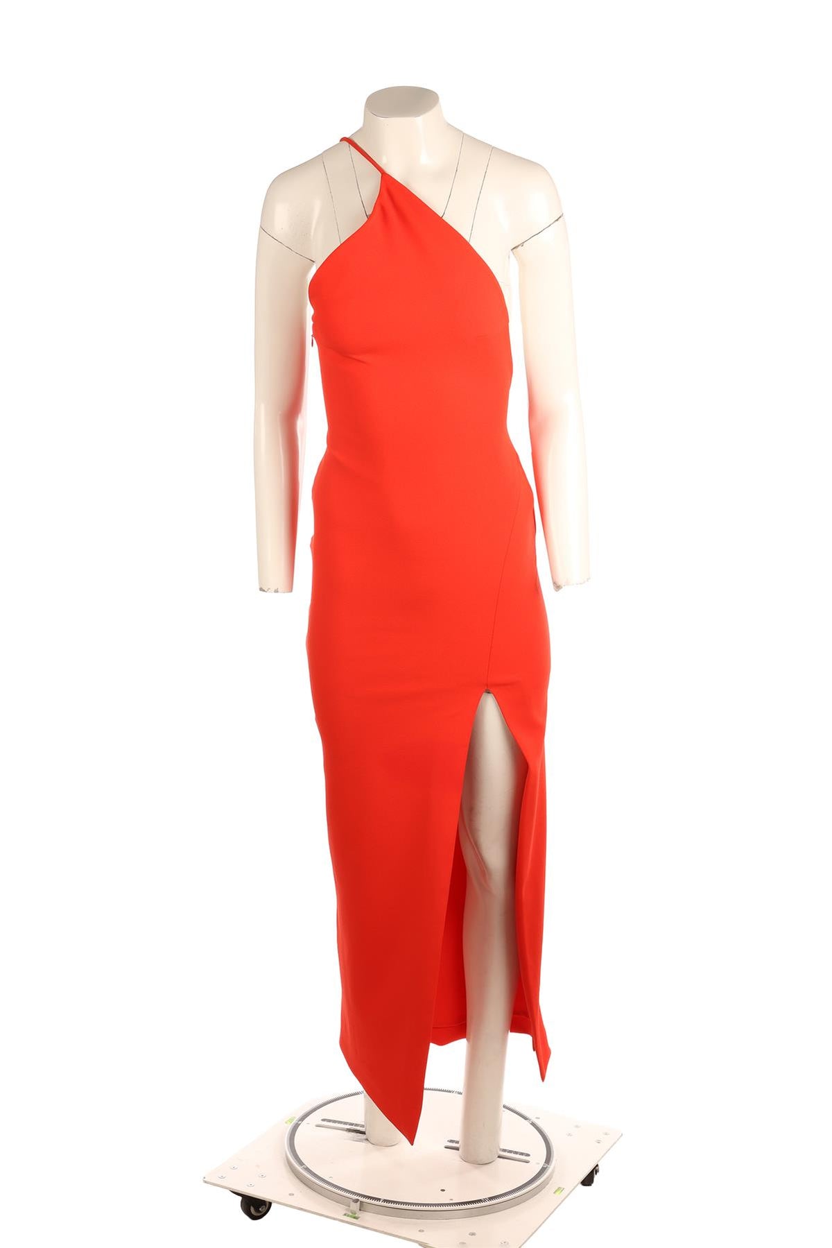 SOLACE LONDON ORANGE CREPE MAXI DRESS UK 6