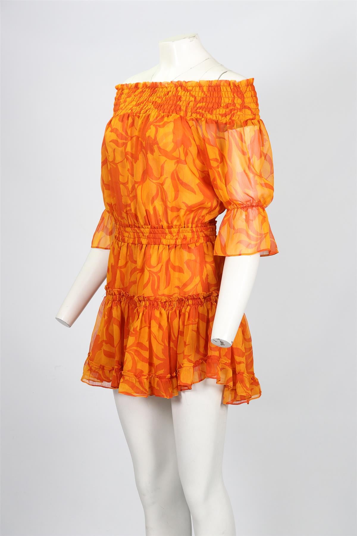 MISA LOS ANGELES CHIFFON MINI DRESS MEDIUM