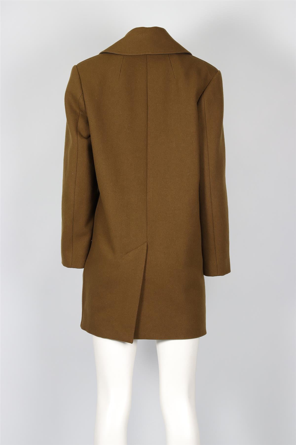 ISABEL MARANT GREEN WOOL COAT FR 38 UK 10