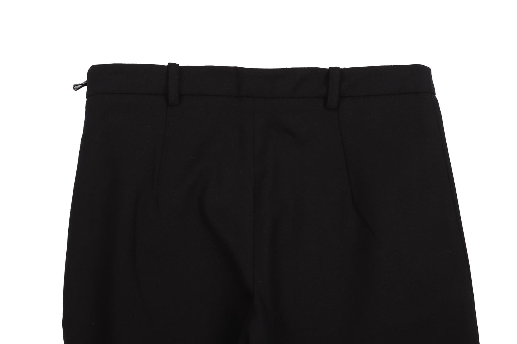 ROLAND MOURET BLACK COTTON SKINNY PANTS UK 8