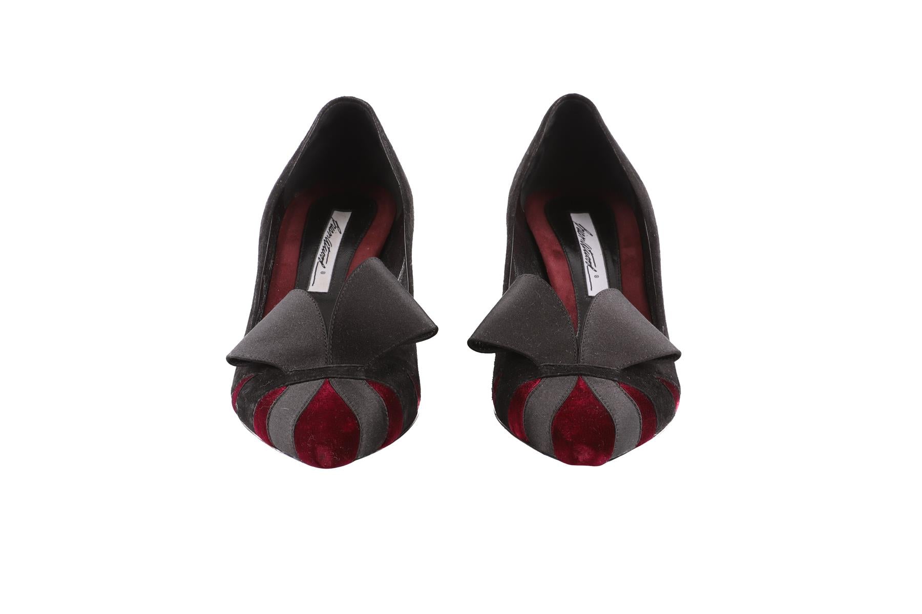 BRIAN ATWOOD BLACK SUEDE PUMPS EU 36.5 UK 3.5 US 6.5