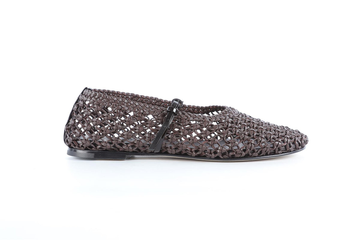 DEAR FRANCES BROWN LEATHER BALLET FLATS EU 38.5 UK 5.5 US 8.5