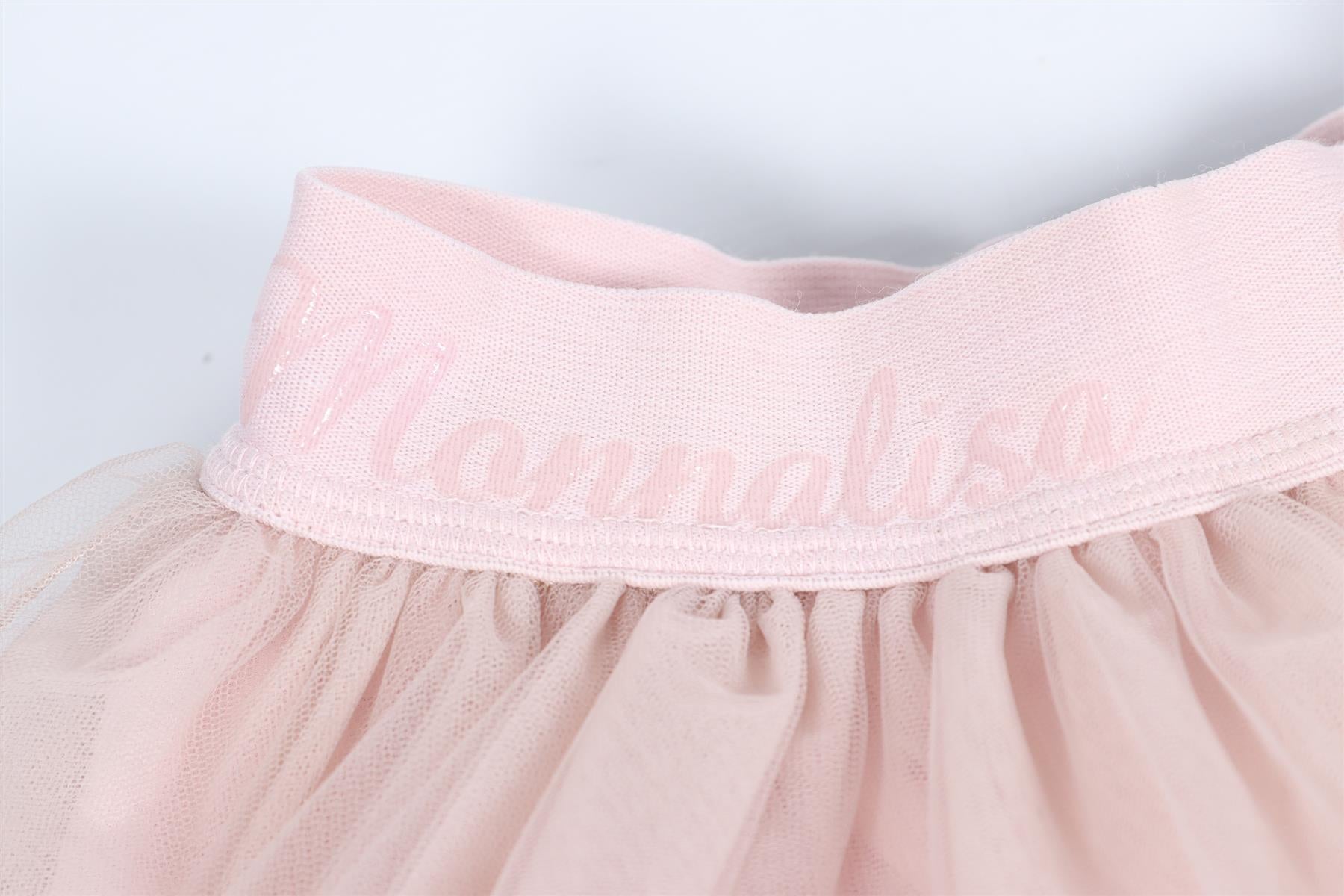 MONNALISA PINK KIDS GIRLS TULLE SKIRT 6 YEARS