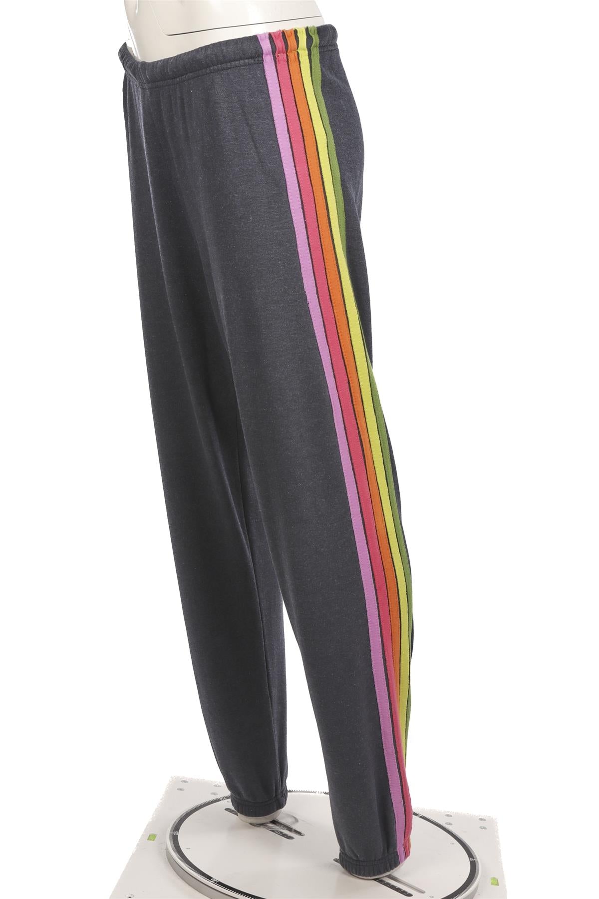 AVIATOR NATION NAVY COTTON TRACK PANTS MEDIUM