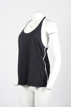 ALO YOGA STRETCH JERSEY TOP MEDIUM