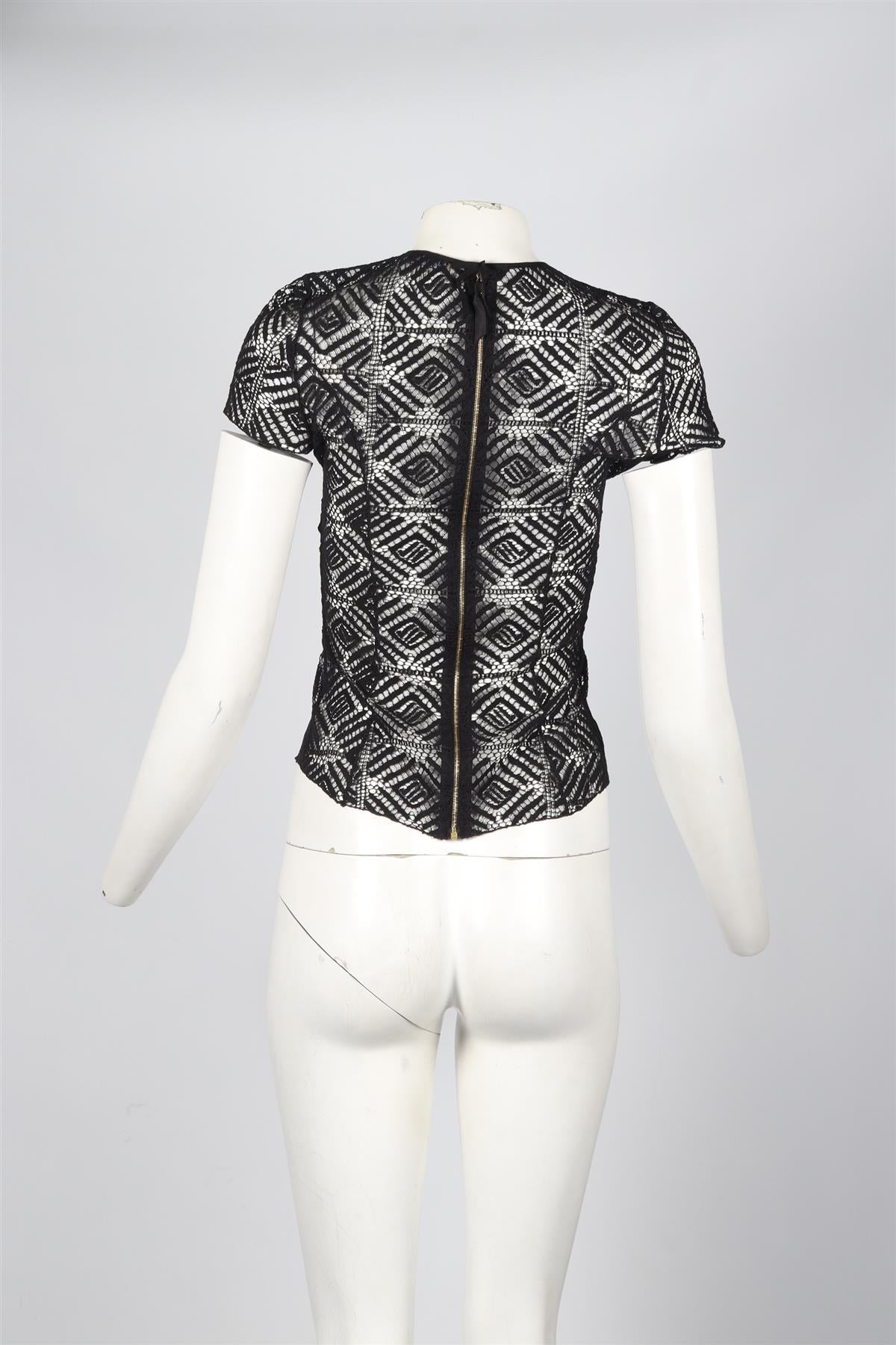 NINA RICCI LACE TOP FR 34 UK 6