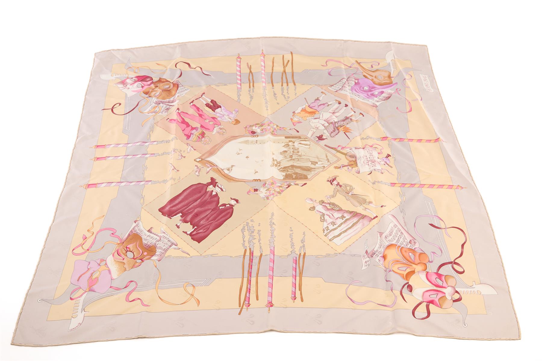 HERMÈS MULTI DIES ET HORE SILK SCARF