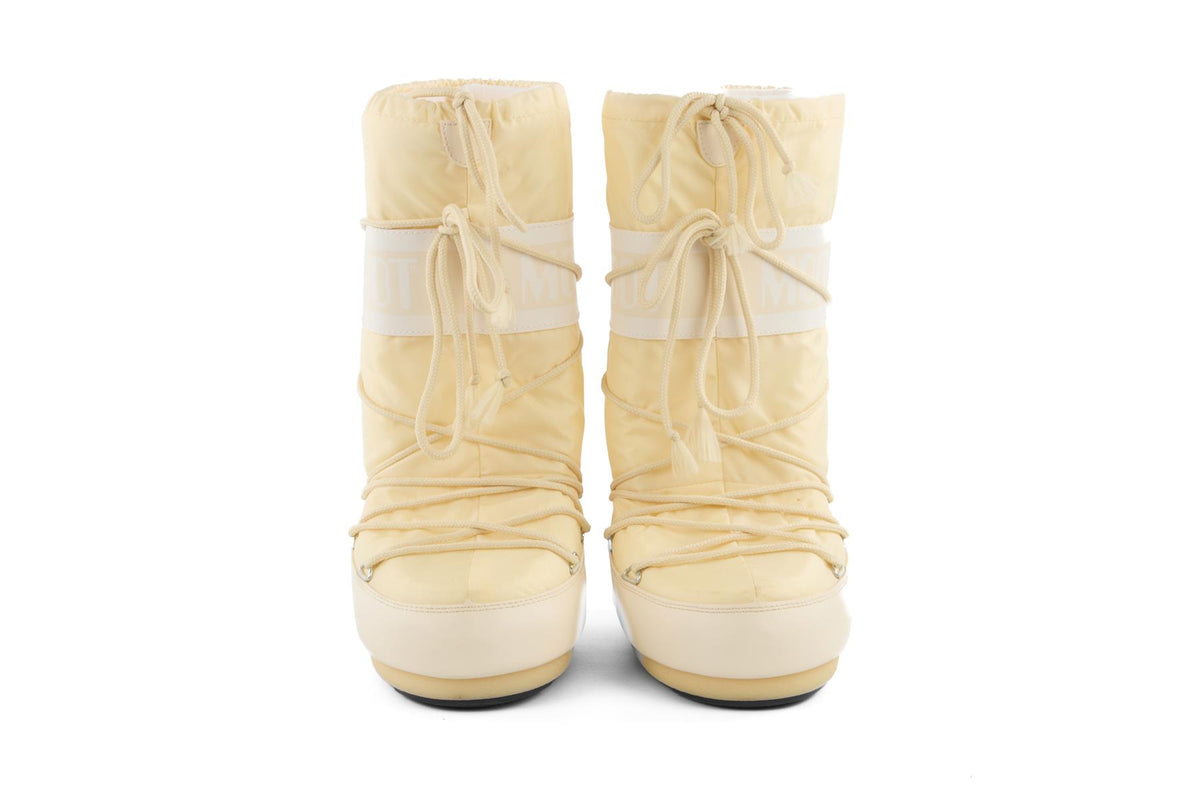 MOON BOOT CREAM KIDS GIRLS BOOTS EU 35-38 UK 2.5-5 US 3.5-6