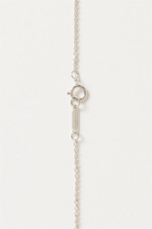TIFFANY & CO. BOW 18K WHITE GOLD AND DIAMOND NECKLACE