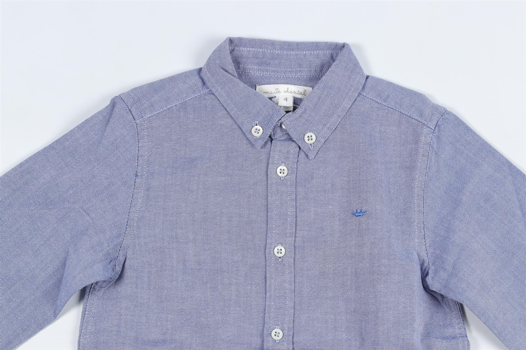 MARIE CHANTAL BLUE KIDS BOYS SHIRT 4 YEARS