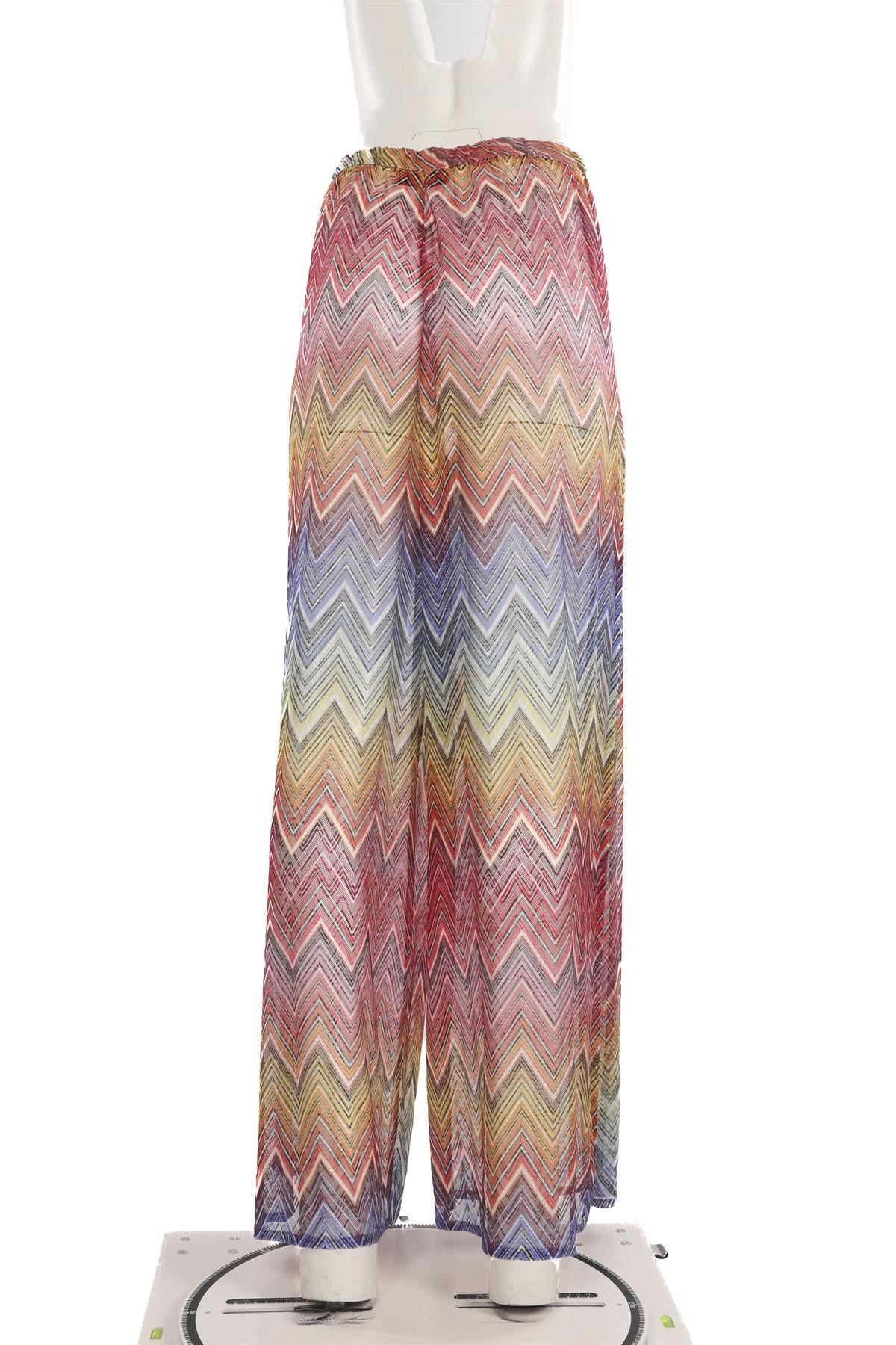 MISSONI MULTI CROCHET WIDE LEG PANTS IT 46 UK 14