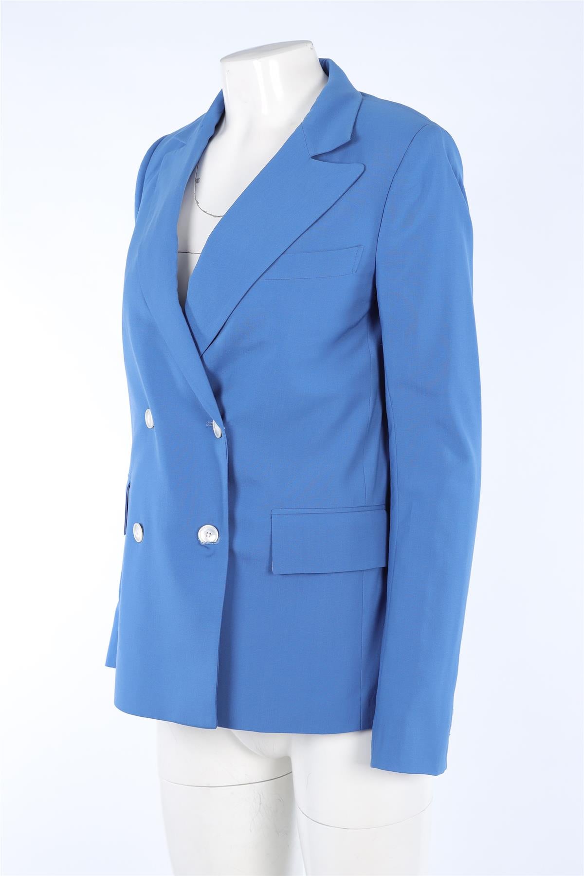 ALEX EAGLE BLUE WOOL BLAZER UK 8