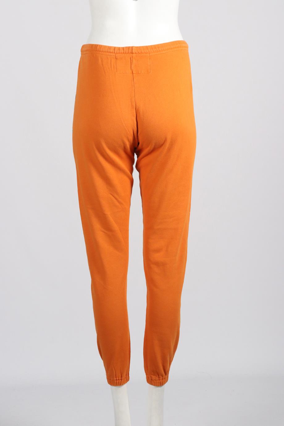 FREE CITY PRINTED COTTON TRACK PANTS SMALL