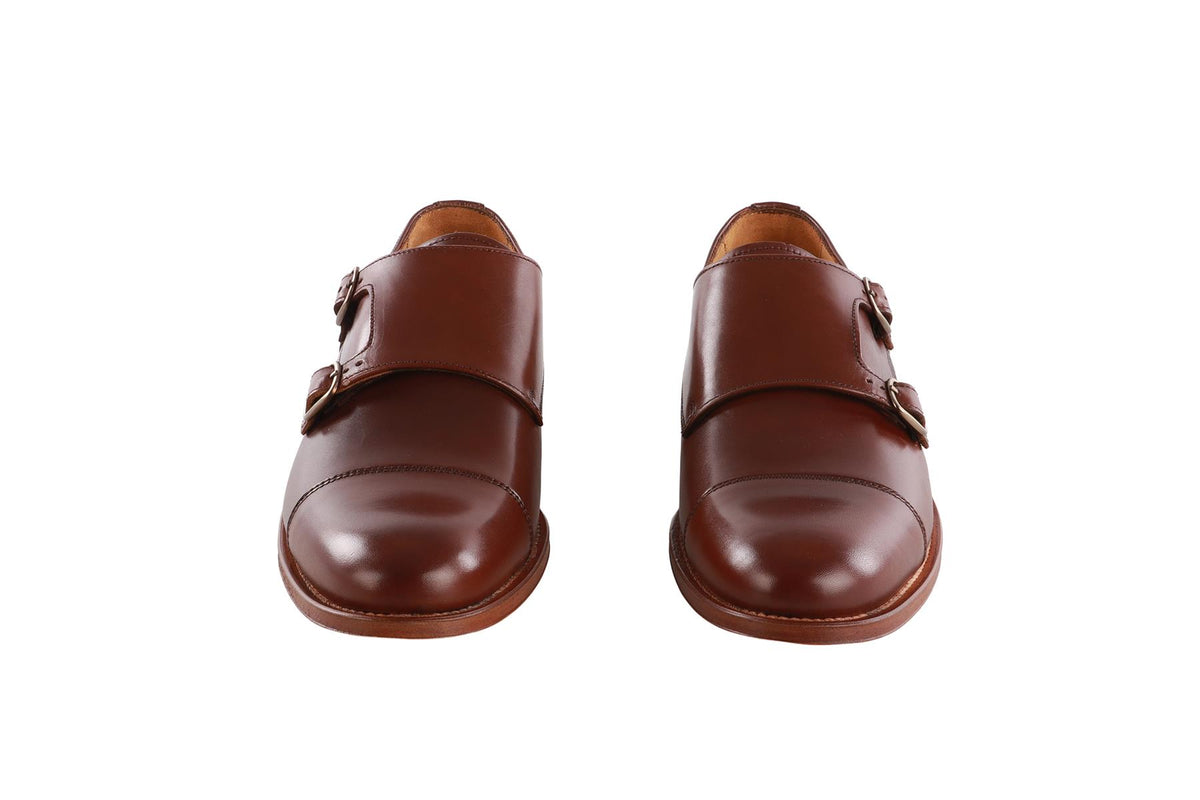 RUSSELL & BROMLEY BROWN MEN'S LEATHER BROGUES EU 40 UK 7