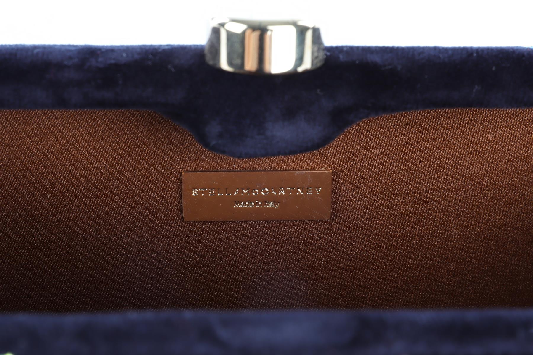 STELLA MCCARTNEY BLACK VELVET CLUTCH