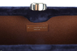 STELLA MCCARTNEY BLACK VELVET CLUTCH