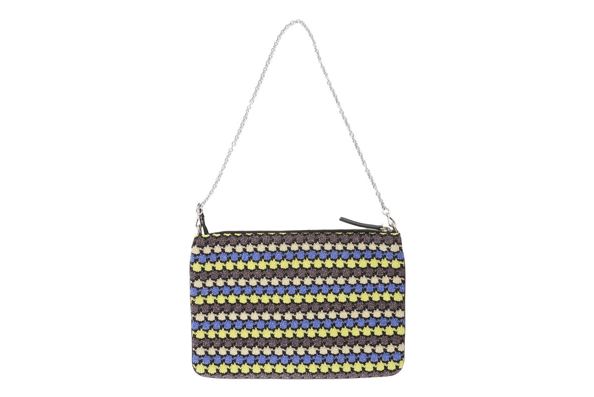 M MISSONI MULTI CROCHET SHOULDER BAG