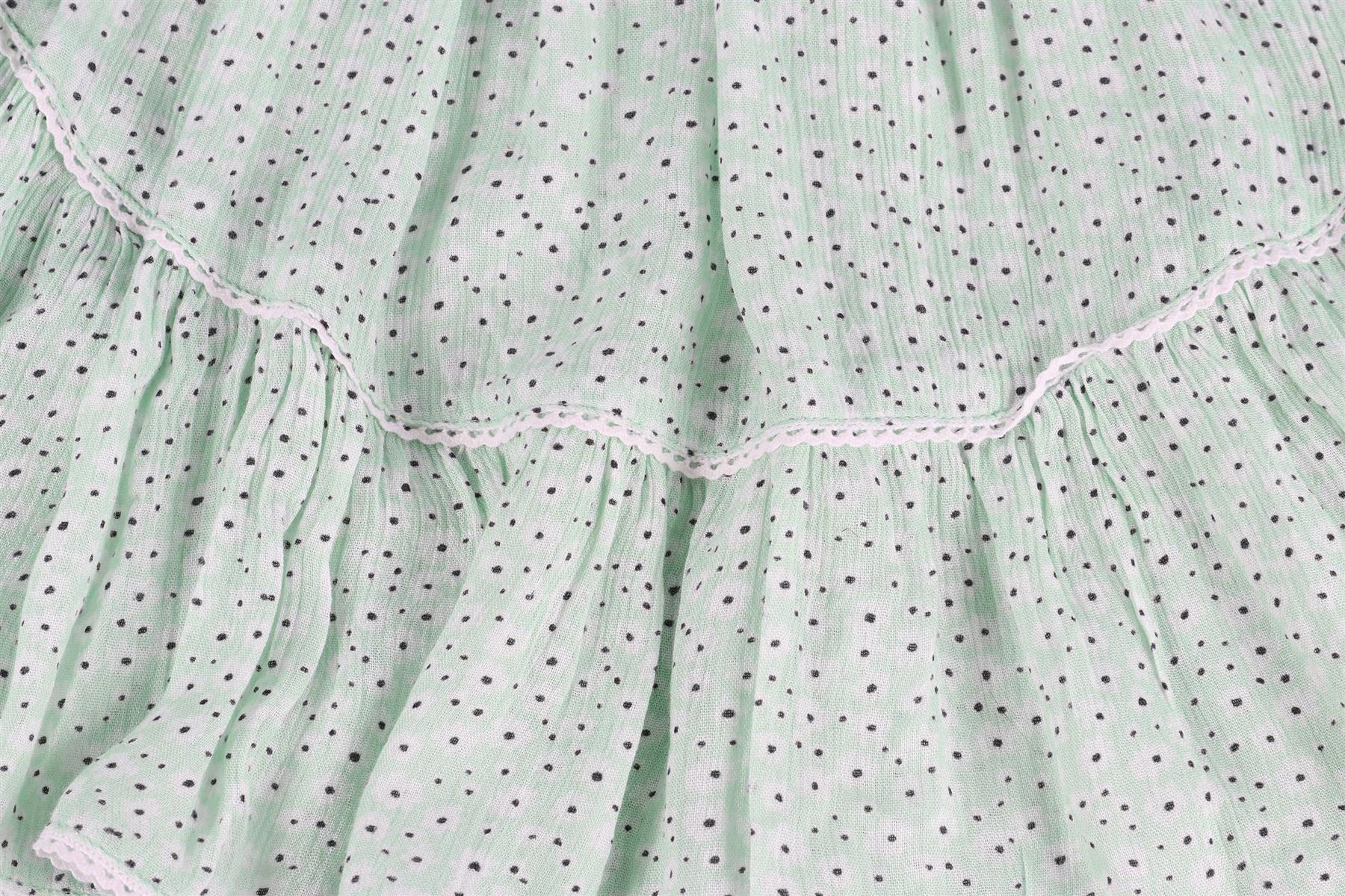 SUNDAY ST TROPEZ GREEN KIDS GIRLS DRESS 4-6 YEARS