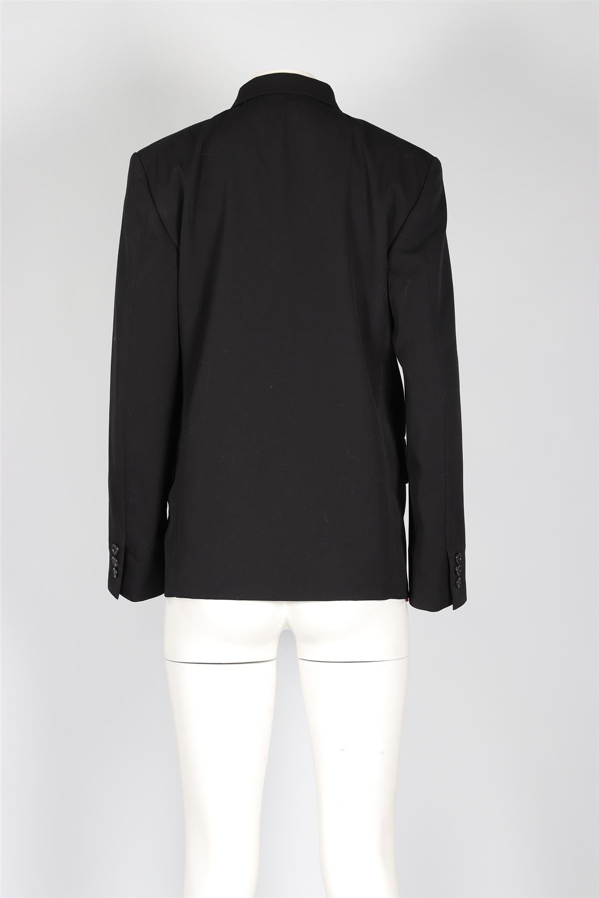 COMME DES GARÇONS BLACK 2024 WOOL BLAZER LARGE