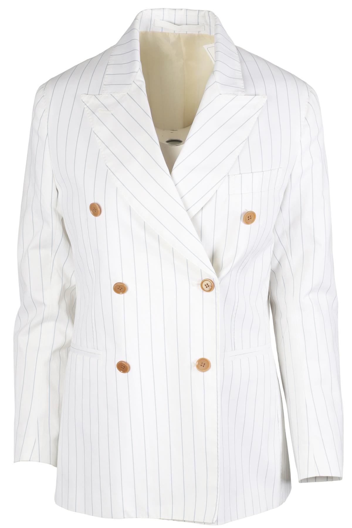 GIULIVA HERITAGE WHITE COTTON BLAZER IT 38 UK 6