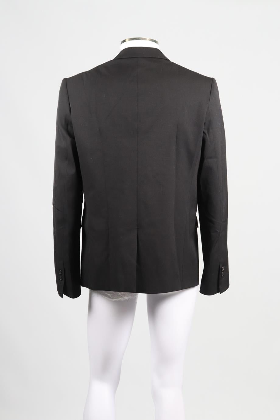 BALMAIN MEN'S WOOL BLAZER FR 56 UK/US 46