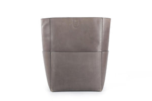 CELINE GREY SANGLE LEATHER SHOULDER BAG