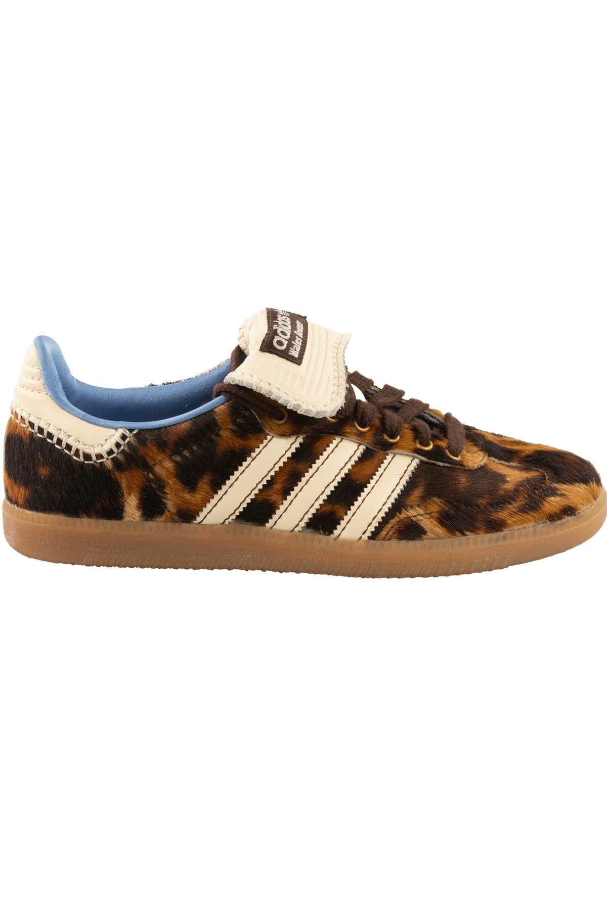 ADIDAS + WALES BONNER BROWN SAMBA LEOPARD SNEAKERS EU 40 UK 7 US 10