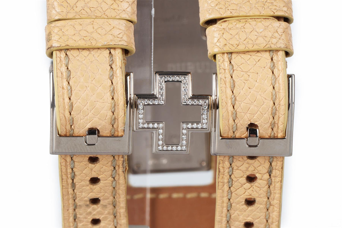 ROGER DUBUIS FOLLOW ME 18K WHITE GOLD AND DIAMOND WATCH