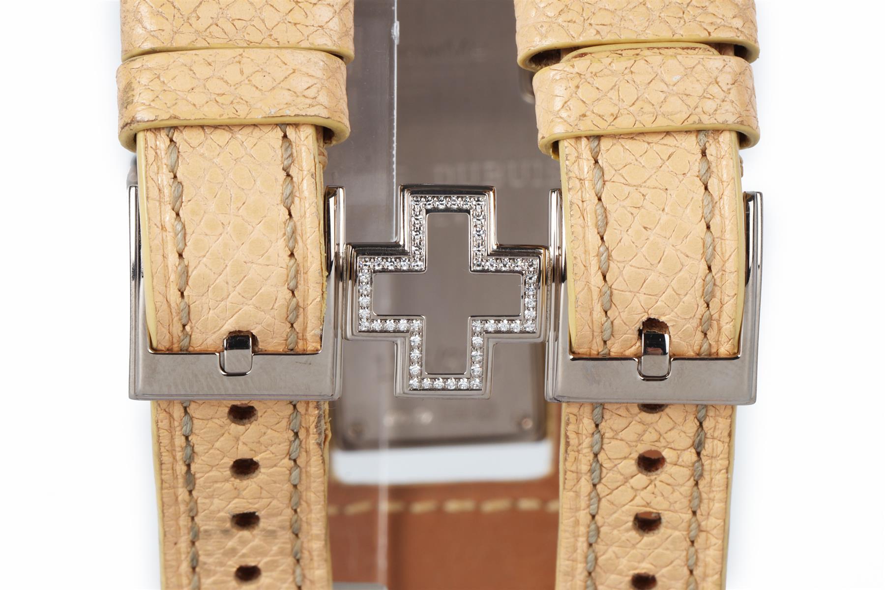 ROGER DUBUIS FOLLOW ME 18K WHITE GOLD AND DIAMOND WATCH