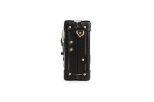 LOUIS VUITTON BLACK 2017 PETITE MALLE GOLDEN LIGHT LEATHER CLUTCH