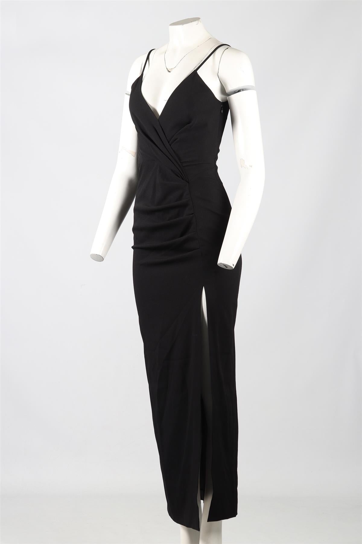 ALESSANDRA RICH WOOL BLEND MAXI DRESS IT 38 UK 6