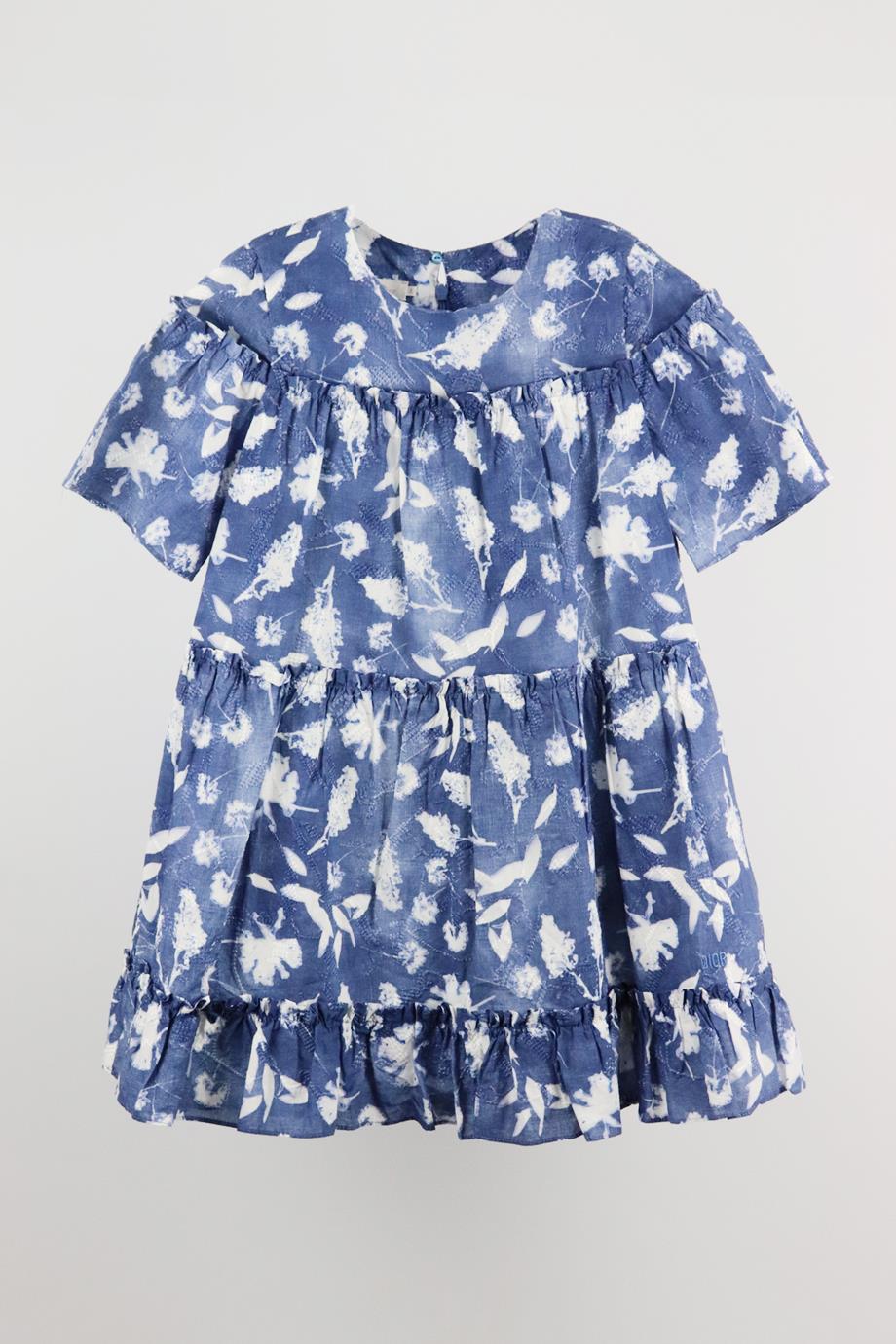 CHRISTIAN DIOR KIDS GIRLS PRINTED COTTON DRESS 8 YEARS