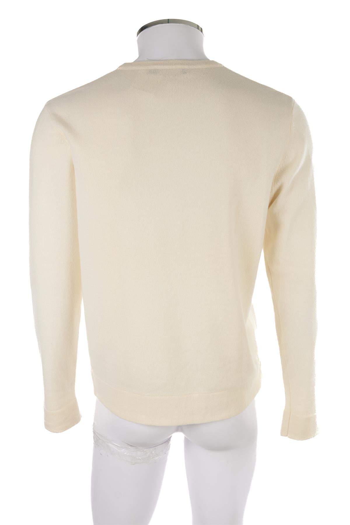 RALPH LAUREN BLACK LABEL CREAM CASHMERE SWEATER LARGE