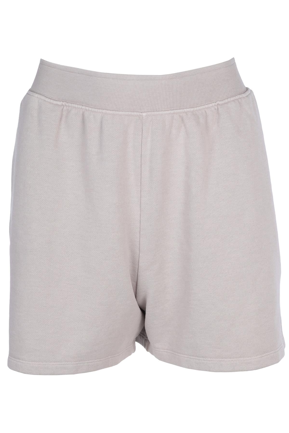 ALO YOGA BEIGE COTTON SHORTS LARGE