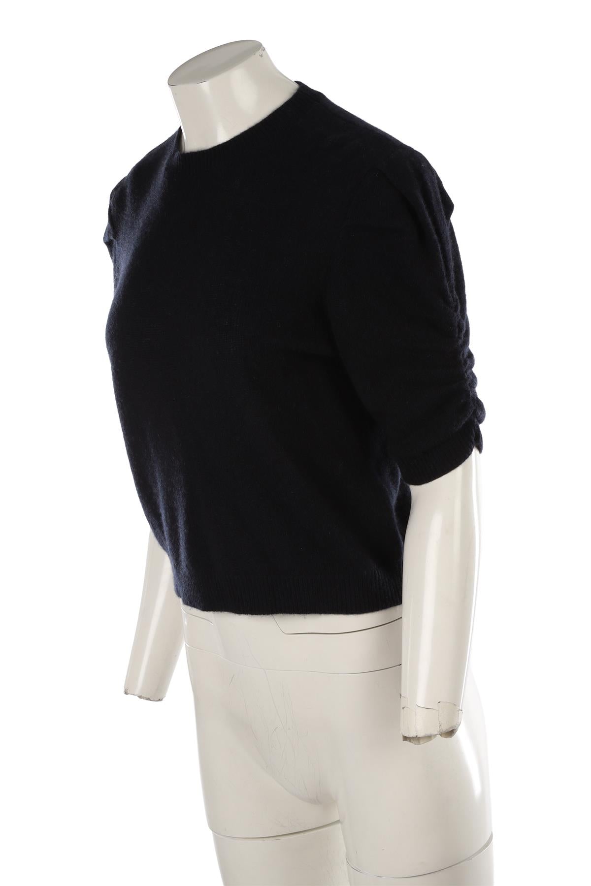 NAVY CASHMERE SWEATER
