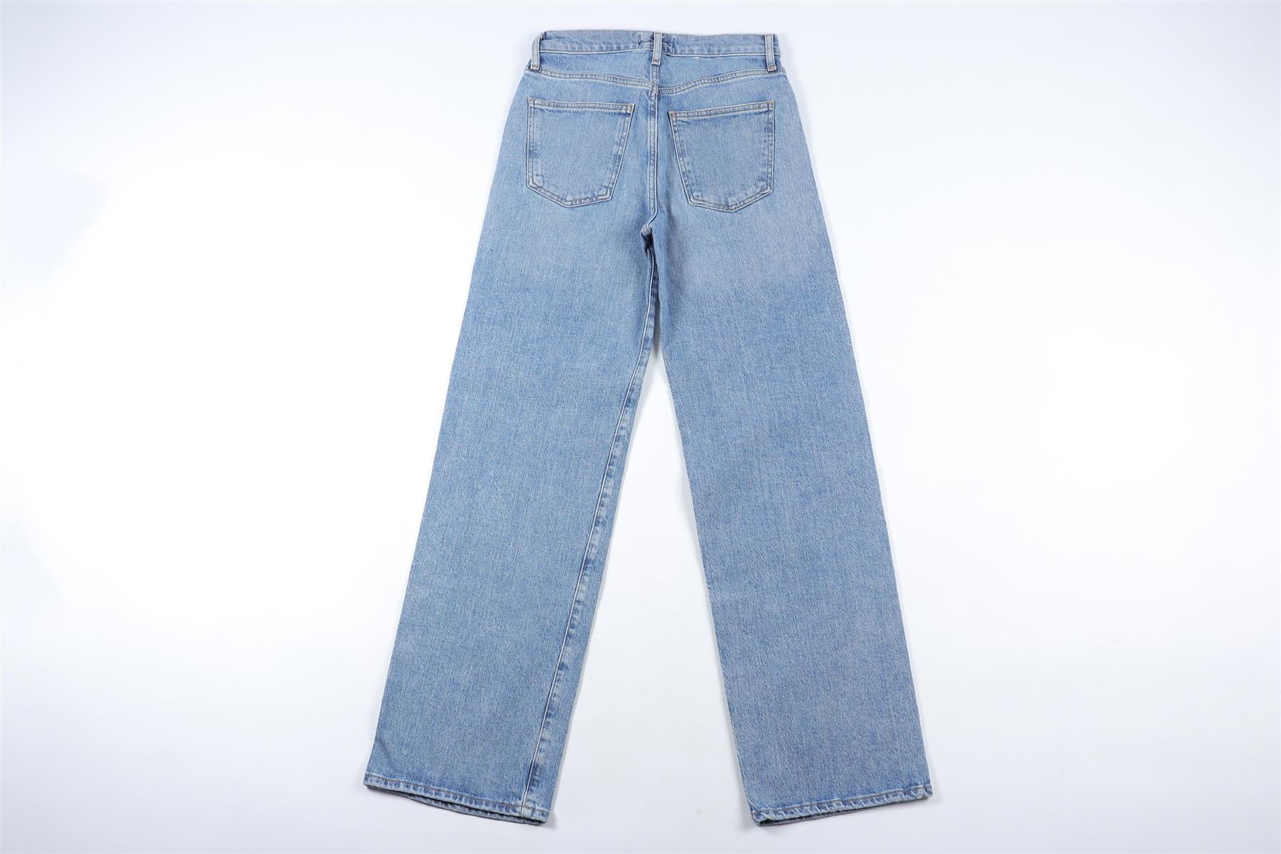 AGOLDE BLUE STRAIGHT LEG JEANS W24 UK 6