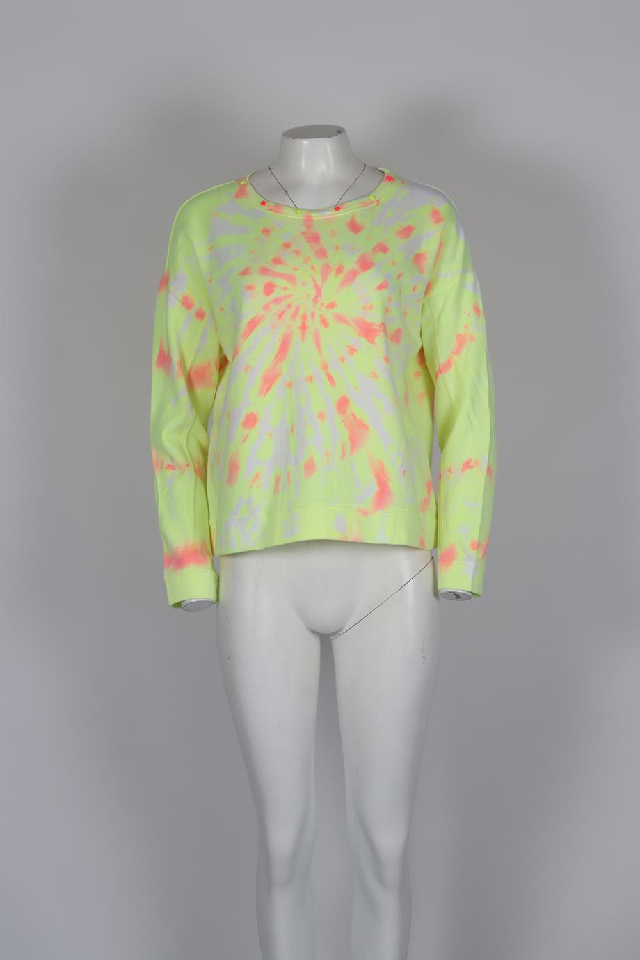 GENERATION LOVE TIE DYED COTTON JERSEY SWEATSHIRT MEDIUM