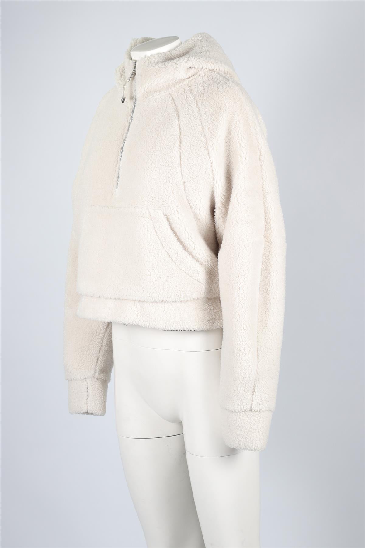 LULULEMON CREAM FLEECE HOODIE MEDIUM-LARGE