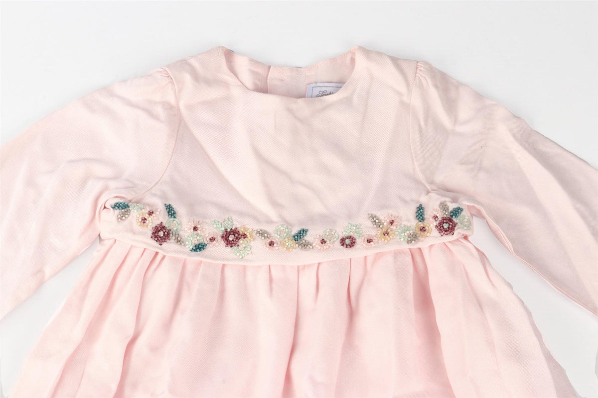 TARTINE ET CHOCOLAT PINK BABY GIRLS DRESS 18 MONTHS