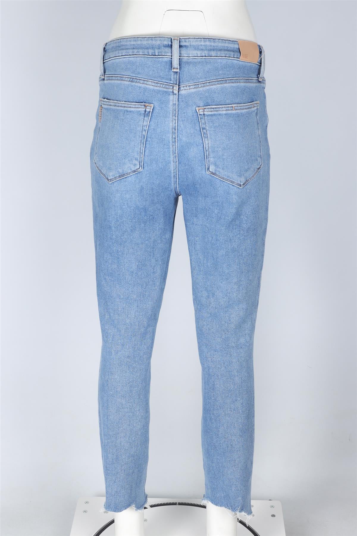 PAIGE BLUE HIGH RISE SKINNY JEANS W31 UK 12-14