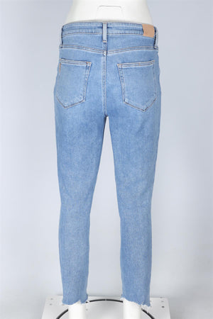 PAIGE BLUE HIGH RISE SKINNY JEANS W31 UK 12-14