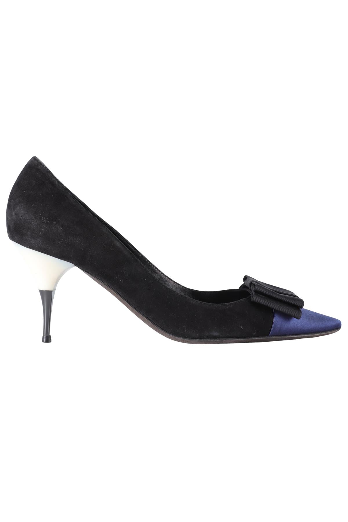 GIAMBATTISTA VALLI BLACK SUEDE PUMPS EU 39.5 UK 6.5 US 9.5
