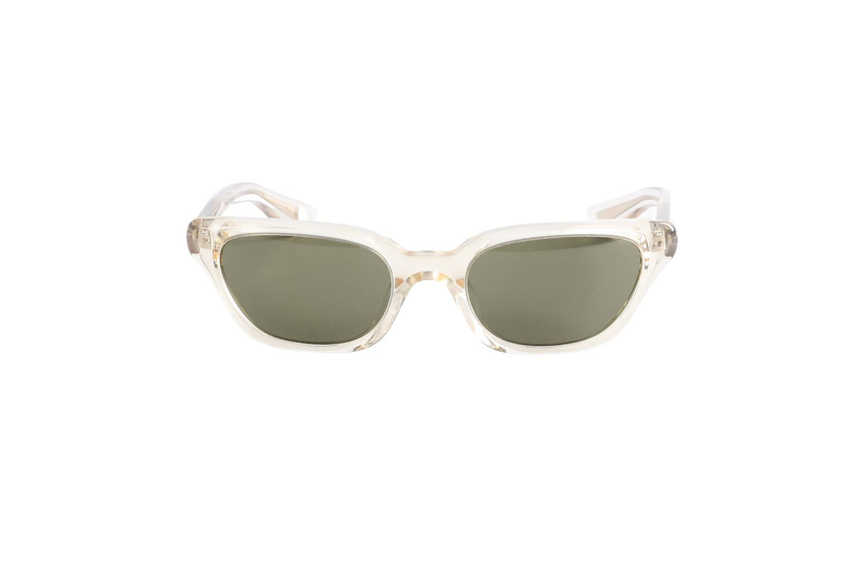 OLIVER PEOPLES + KHAITE NEUTRALS CAT EYE ACETATE SUNGLASSES
