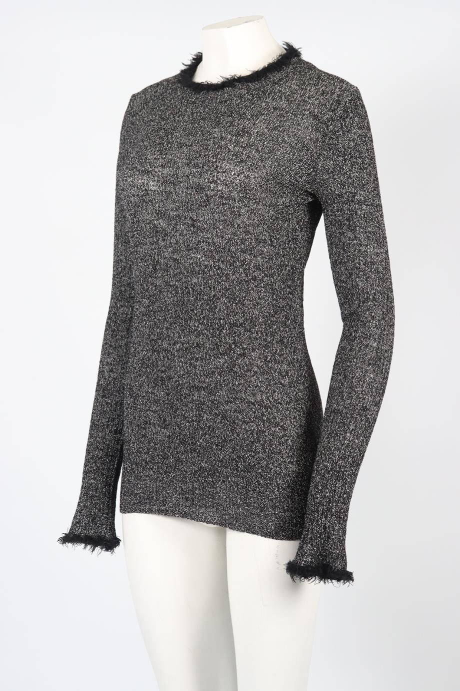CELINE WOOL AND COTTON BLEND TOP SMALL
