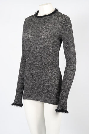CELINE WOOL AND COTTON BLEND TOP SMALL