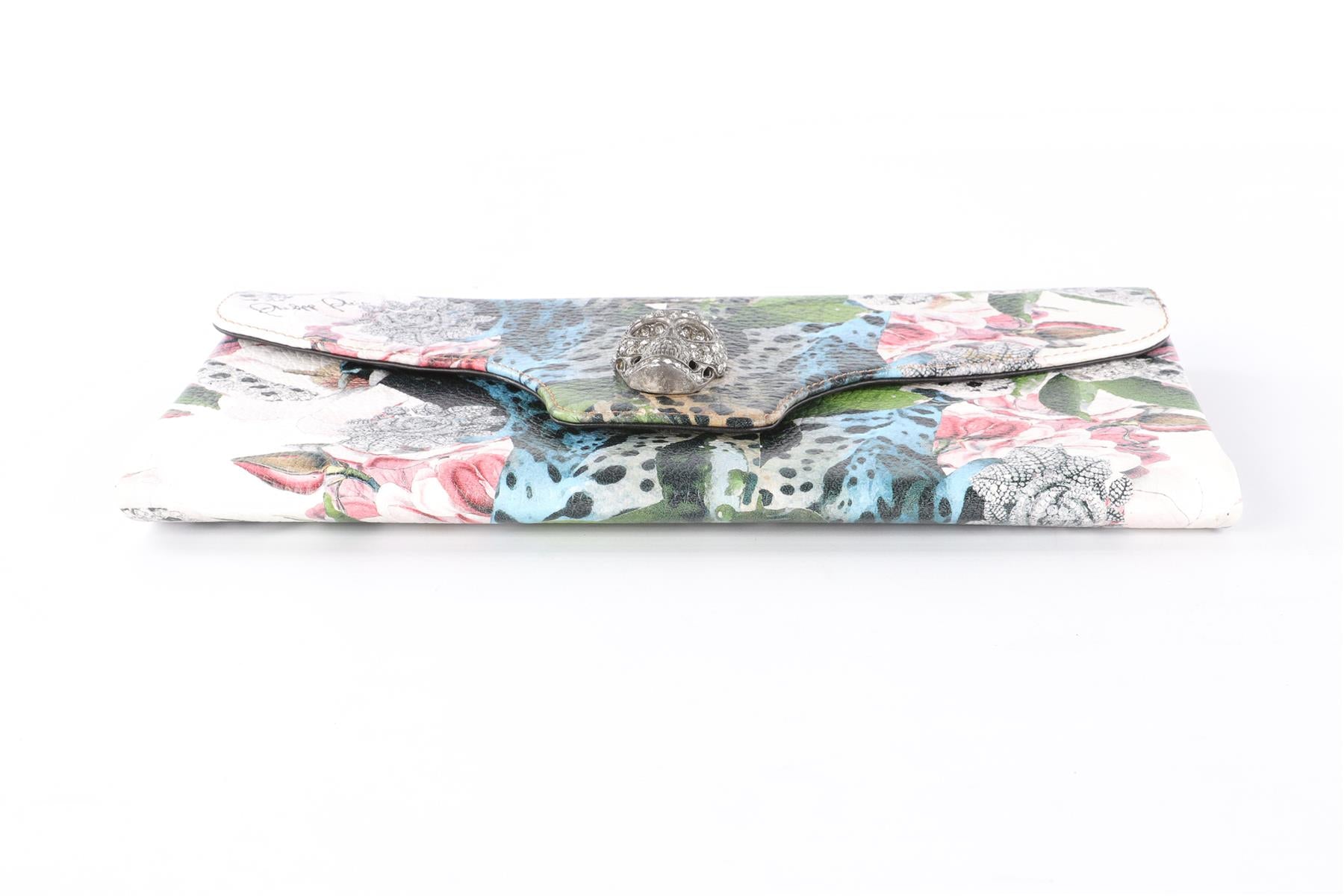 PHILIPP PLEIN MULTI LEATHER CLUTCH