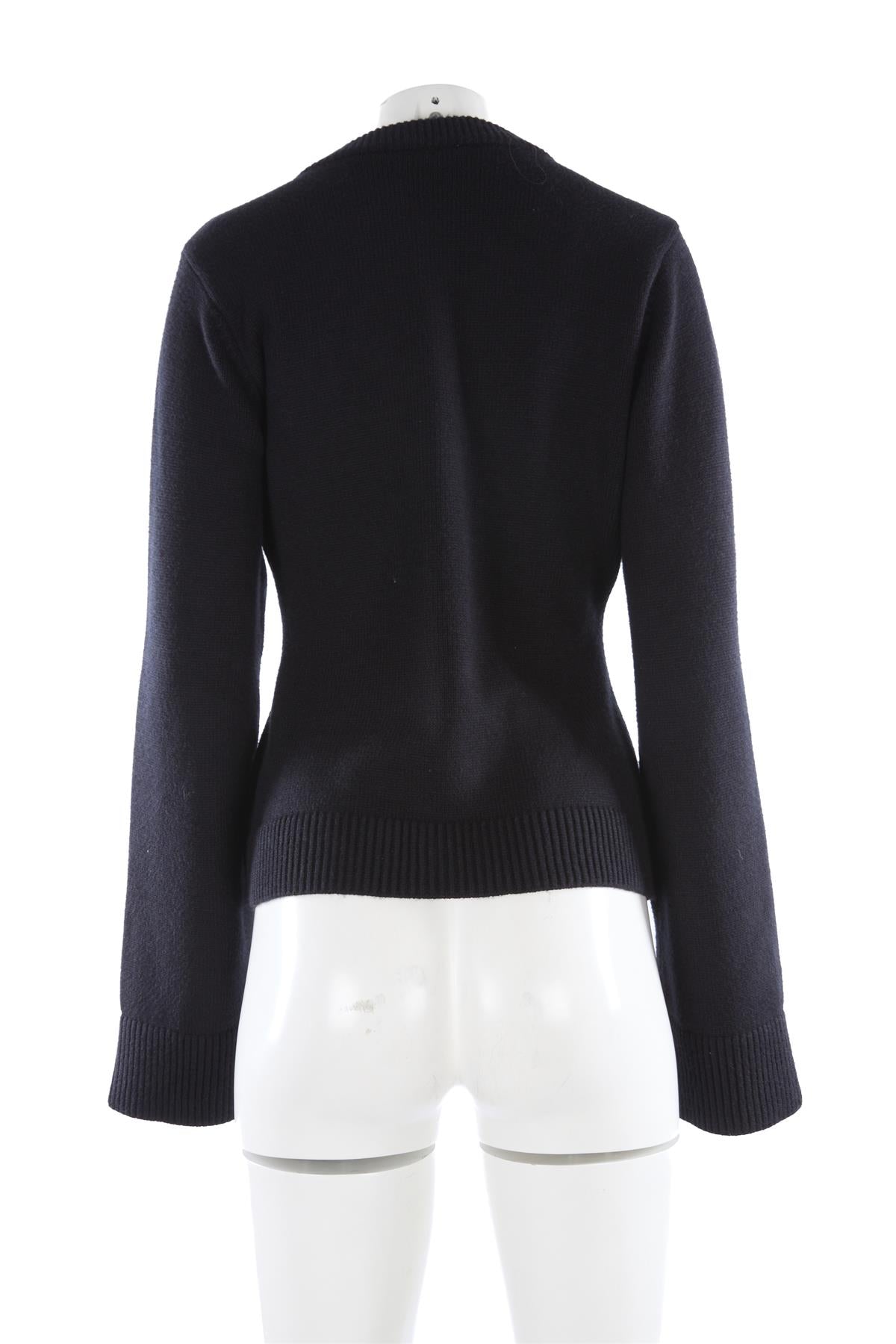 GOOD AMERICA BLACK KNIT CARDIGAN MEDIUM