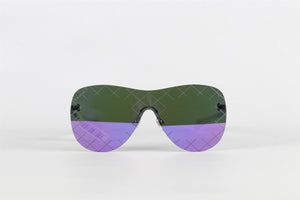 CHANEL PURPLE 2016 D FRAME SUNGLASSES